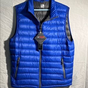 Men's Blue Packable Vest